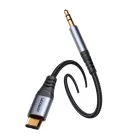 Joyroom Audio Kábel - USB-C - 3.5mm Mini Jack - 1.2 m - Fekete