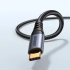 Joyroom Audio Kábel - USB-C - 3.5mm Mini Jack - 1.2 m - Fekete