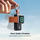 Joyroom JR-WQW01 Vezeték Nélküli Apple Watch Power Bank - 2000mAh 3W - Fekete