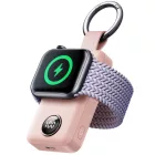 Joyroom JR-WQW01 Vezeték Nélküli Apple Watch Power Bank - 2000mAh 3W - Pink
