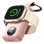Joyroom JR-WQW01 Vezeték Nélküli Apple Watch Power Bank - 2000mAh 3W - Pink