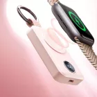 Joyroom JR-WQW01 Vezeték Nélküli Apple Watch Power Bank - 2000mAh 3W - Pink