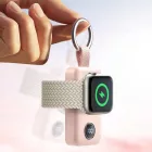 Joyroom JR-WQW01 Vezeték Nélküli Apple Watch Power Bank - 2000mAh 3W - Pink