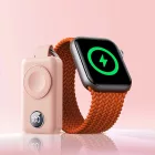 Joyroom JR-WQW01 Vezeték Nélküli Apple Watch Power Bank - 2000mAh 3W - Pink