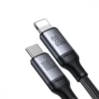 Joyroom 2in1 USB-C - USB-C + Lightning Speedy Kábel - 1.5m 100W - Fekete