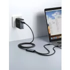 Joyroom 2in1 USB-C - USB-C + Lightning Speedy Kábel - 1.5m 100W - Fekete