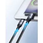 Joyroom 2in1 USB-C - USB-C + USB-C Speedy Kábel - 1.5m 100W - Fekete