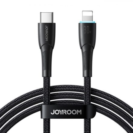 Joyroom USB-C - Lightning Starry Kábel - 1m 30W - Fekete