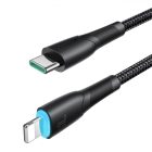Joyroom USB-C - Lightning Starry Kábel - 1m 30W - Fekete