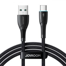 Joyroom USB-A - USB-C Starry Kábel - 1m 3A - Fekete Joyroom USB-A - USB-C Starry Kábel - 1m 3A - Fekete