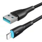 Joyroom Starry USB-A - Lightning Kábel - 1m 3A - Fekete