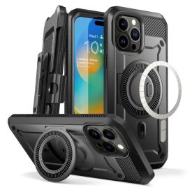 iPhone 15 Pro Tok - Supcase Unicorn Beetle Pro Mag MagSafe - Fekete   iPhone 15 Pro Tok - Supcase Unicorn Beetle Pro Mag MagSafe - Fekete