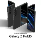 Samsung Galaxy Z Fold 5 Tok - Spigen Air Skin Pro - Fekete