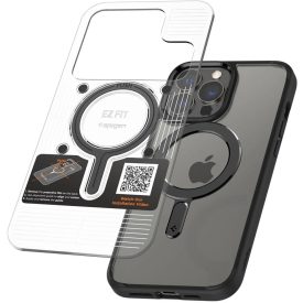 Spigen OneTap Ring - Mágneses MagSafe Gyűrűlemez - Fekete Spigen OneTap Ring - Mágneses MagSafe Gyűrűlemez - Fekete