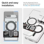 Spigen OneTap Ring - Mágneses MagSafe Gyűrűlemez - Fekete