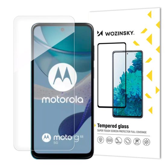 Motorola Moto G53 Kijelzővédő Üvegfólia - Wozinsky Tempered Glass