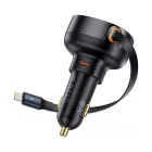 Baseus Enjoyment Pro Autós Töltő 60W - USB-C + Lightning Kábel