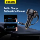 Baseus Enjoyment Pro Autós Töltő 60W - USB-C + Lightning Kábel