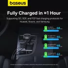 Baseus Enjoyment Pro Autós Töltő 60W - USB-C + Lightning Kábel