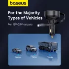 Baseus Enjoyment Pro Autós Töltő 60W - USB-C + Lightning Kábel