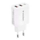 Wozinsky Hálózati Töltő 30W - USB-C + 2x USB-A - Fehér