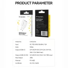Wozinsky Hálózati Töltő 30W - USB-C + 2x USB-A - Fehér