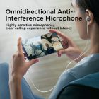 Joyroom JR-EC06 Vezetékes Fülhallgató - USB-C - Szürke