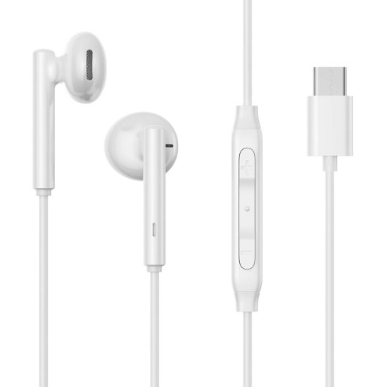 Joyroom JR-EC05 USB-C Vezetékes Fülhallgató - Fehér