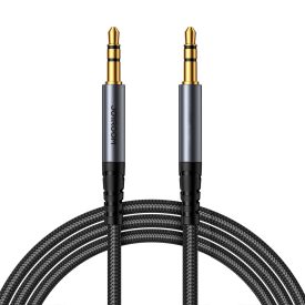 Joyroom Audio Kábel AUX - 3.5mm jack - 1.2m - Fekete Joyroom Audio Kábel AUX - 3.5mm jack - 1.2m - Fekete