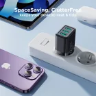 Joyroom Hálózati Töltő 17W - 3xUSB-A - Fekete