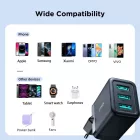 Joyroom Hálózati Töltő 17W - 3xUSB-A - Fekete