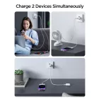 Joyroom Hálózati Töltő 10.5W - 2xUSB-A - Fehér