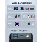 Joyroom JR-PBF01 Power Bank 10000mAh 30W - Fekete