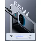 Joyroom JR-PBF05 Power Bank 30000mAh 65W Digitális Kijelzővel - Fekete