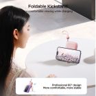 Joyroom Cutie Power Bank 20000mAh 22.5W - USB-C + Lightning Kábellel és Támasztékkal - Fehér