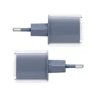 Acefast A53 GaN Hálózati Töltő 30W - USB-C + Kijelző - Szürke