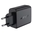 Acefast A61 Hálózati Töltő GaN PD 45W- 2 x USB-C + 2 x USB-A - Fekete