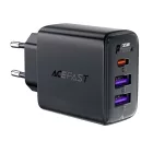 Acefast A57 GaN Hálózati Töltő PD 35W - 2xA + C - Fekete
