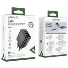 Acefast A57 GaN Hálózati Töltő PD 35W - 2xA + C - Fekete