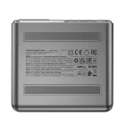 Acefast Z4 Hálózati Töltőállomás 218W GaN - 3 x USB-C + USB-A - Szürke