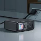 Acefast Z4 Hálózati Töltőállomás 218W GaN - 3 x USB-C + USB-A - Szürke