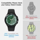 Samsung Galaxy Watch 6 Classic (47mm) Kijelzővédő Üvegfólia - Spigen Glas.tR EZ Fit x 2 db