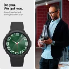 Samsung Galaxy Watch 6 Classic (47mm) Kijelzővédő Üvegfólia - Spigen Glas.tR EZ Fit x 2 db