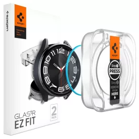   Samsung Galaxy Watch 6 Classic (43mm) Kijelzővédő Üvegfólia - Spigen Glas.tR EZ Fit x 2 db
