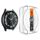 Samsung Galaxy Watch 6 Classic (43mm) Kijelzővédő Üvegfólia - Spigen Glas.tR EZ Fit x 2 db
