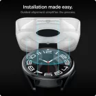 Samsung Galaxy Watch 6 Classic (43mm) Kijelzővédő Üvegfólia - Spigen Glas.tR EZ Fit x 2 db