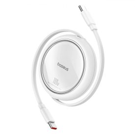   Baseus Free2Draw Mini USB-C - USB-C Kábel - 1m 100W - Fehér