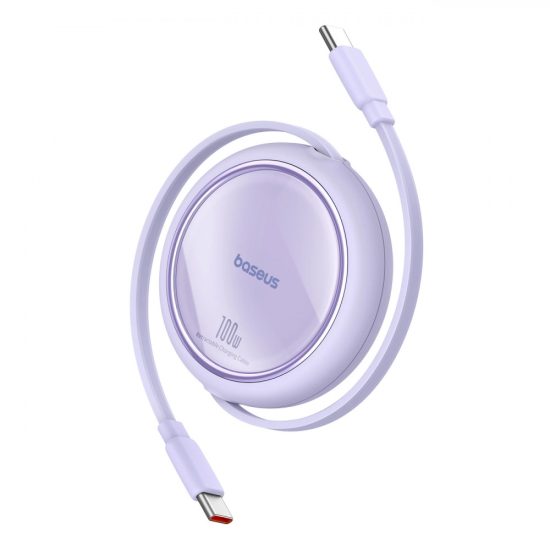 Baseus Free2Draw Mini USB-C - USB-C Kábel - 1m 100W - Lila