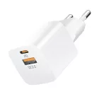 Wozinsky Hálózati Töltő 20W - USB-C + USB-A - Fehér