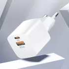 Wozinsky Hálózati Töltő 20W - USB-C + USB-A - Fehér